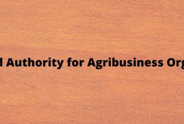 Power and Authority for Agribusiness Organization