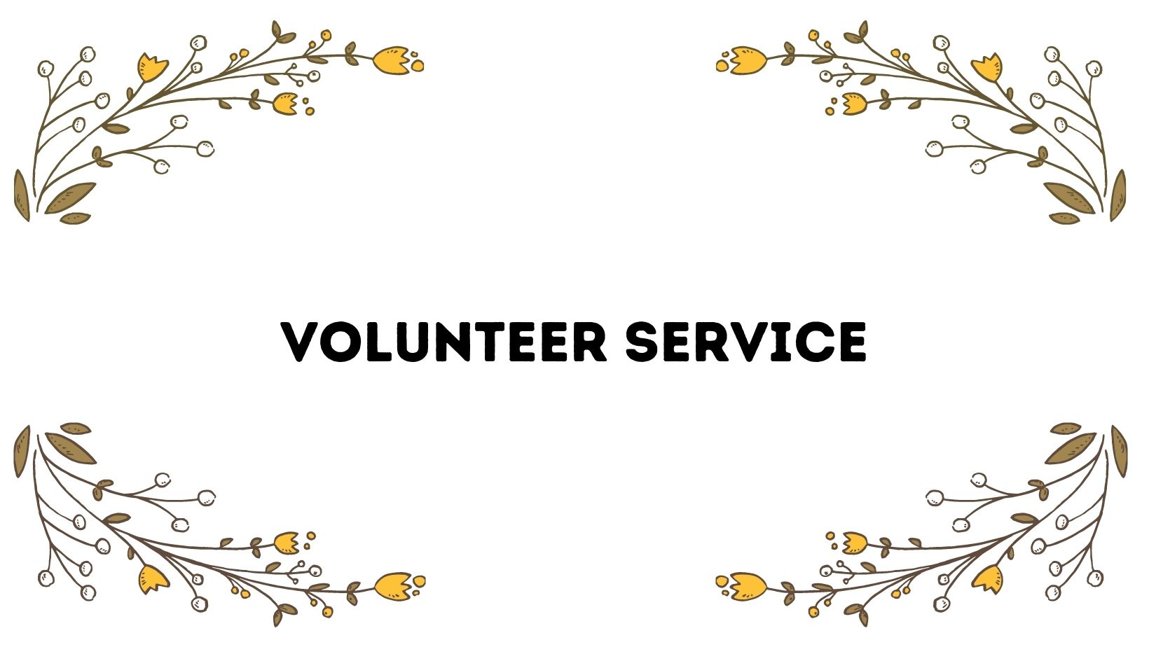 volunteer service