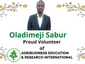 Oladimeji Sabur - Our Proud Volunteer