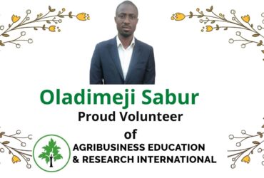 Oladimeji Sabur - Our Proud Volunteer