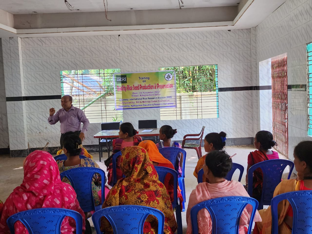 Quality rice seed production and preservation training