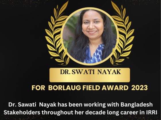 Congratulations to Dr. Swati Nayak for receiving the Borlaug Field Award 2023