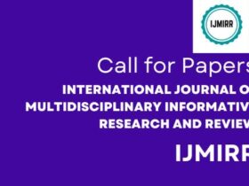 IJMIRR Call for Papers for Volume 2 Issue 3