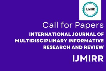 IJMIRR Call for Papers for Volume 2 Issue 3